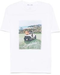 Jacob Cohen - Cotton Crew-Neck T-Shirt - Lyst