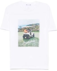 Jacob Cohen - Cotton Crew-Neck T-Shirt - Lyst