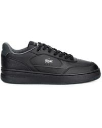 Lacoste - Logo-Plaque Panelled Sneakers - Lyst