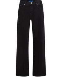KARL LAGERFELD - Mid-Rise Straight-Leg Jeans - Lyst