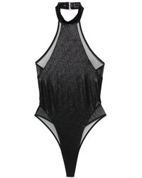 Maison Close - Minuit Neckholder-Badeanzug - Lyst