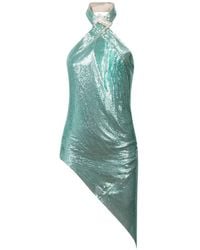Poster Girl - Asymmetric-Hem Halterneck Dress - Lyst