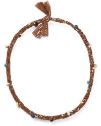 Alanui - Bandana Seashell-Embellished Necklace - Lyst