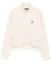 Amiri - Logo-Embroidered Hooded Zip-Up Sweatshirt - Lyst