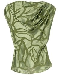 Cult Gaia - Monette Cowl-Neck Top - Lyst