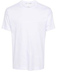 Comme des Garçons - Panelled Cotton T-shirt - Lyst