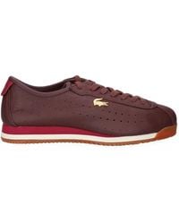 Lacoste - Baskets Perforées À Plaque Logo - Lyst