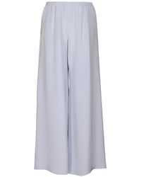 Peter Cohen - Elasticated-Waist Wide-Leg Trousers - Lyst
