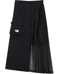 Musium Div. - Asymmetric Midi Skirt - Lyst