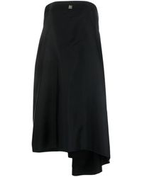Givenchy - Robe mi-longue trapèze à design sans bretelles - Lyst