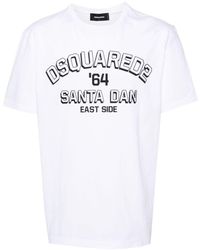 DSquared² - Logo-Embossed Cotton T-Shirt - Lyst