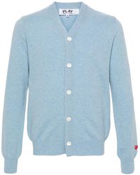 COMME DES GARÇONS PLAY - ハートパッチ カーディガン - Lyst
