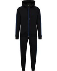 BOSS - Hooded Stripe Tracksuit - Lyst