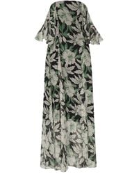 Loewe - Robe Longue À Fleurs - Lyst