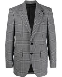 Tom Ford - Houndstooth-pattern Single-breasted Blazer - Lyst