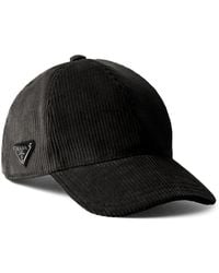 Prada - Corduroy Baseball Cap - Lyst