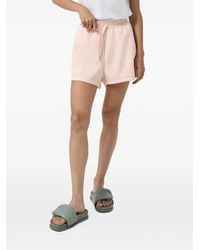 ARMANI EXCHANGE - Logo-Embroidered Drawstring Shorts - Lyst