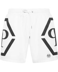 Philipp Plein - ロゴ トランクス水着 - Lyst