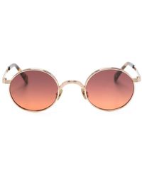 Moscot - Moyel Sonnenbrille mit rundem Gestell - Lyst