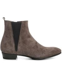 Lidfort - Suede Zip-Fastening Ankle Boots - Lyst