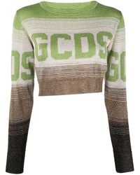 Gcds - Cropped Pullover With Print - Lyst