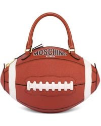 Moschino - Rugby-Ball-Shape Shoulder Bag - Lyst