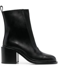 Jil Sander - Botines con tacón de 90mm - Lyst