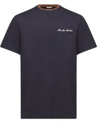 Moncler - Crew Neck Short-Sleeve T-Shirt - Lyst