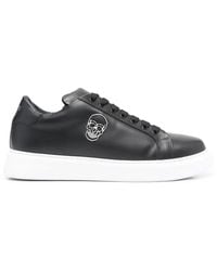Philipp Plein - Skull-Plaque Low-Top Sneakers - Lyst