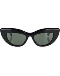 Gucci - Double G Cat-Eye Frame Sunglasses - Lyst