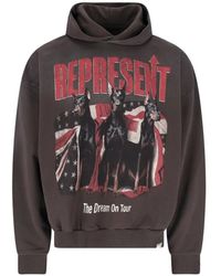 Represent - Sudadera De Algodón Con Capucha Y Estampado Gráfico - Lyst