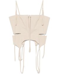 Elena Velez - キーホール コルセットトップ - Lyst