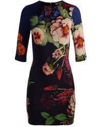 Alice + Olivia - Delora Mini Dress - Lyst
