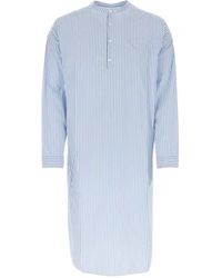 Prada - Camisa a rayas de algodón - Lyst