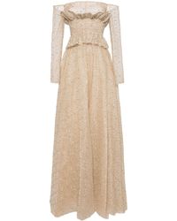 Saiid Kobeisy - Off-shoulder Tulle Gown - Lyst