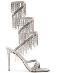 Le Silla - Jewels 105mm Crystal-embellished Sandals - Lyst
