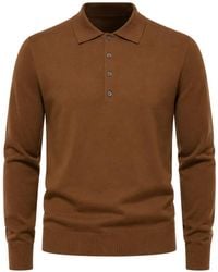 Alpha Studio - Polo De Manga Larga - Lyst