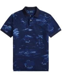 Polo Ralph Lauren - Patterned Polo Shirt - Lyst