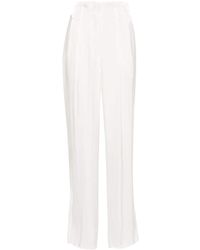 Genny - Pleated Palazzo Pants - Lyst