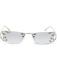 Prada - Rectangle-Frame Sunglasses - Lyst