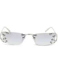 Prada - Rectangle-Frame Sunglasses - Lyst