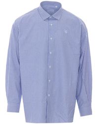 FAMILY FIRST - Striped Heart-Embroidered Shirt - Lyst