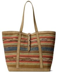 RRL - Gestreifter Murphy Tote Bag Mit Nieten - Lyst