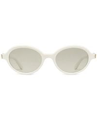 Furla - Round-Frame Logo-Engraved Sunglasses - Lyst