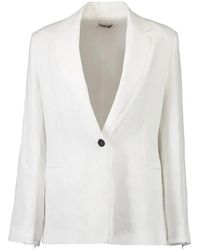 Antonelli - Finnegan Frayed-Trim Blazer - Lyst