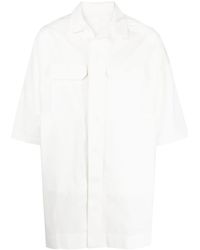 Rick Owens - Chemise en coton à poches à rabat - Lyst