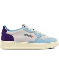 Autry - Medalist Low Suede Wmns "patridge/muave" スニーカー - Lyst