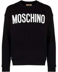 Moschino - Logo Print Sweatshirt - Lyst