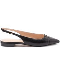 Twinset - Leather Sling Back Ballet Flats - Lyst