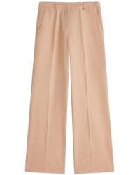 Scotch & Soda - Pressed-Crease Wide-Leg Trousers - Lyst